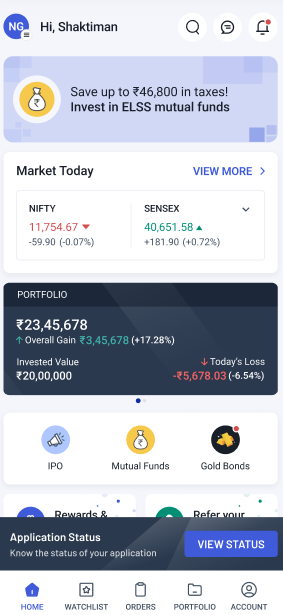 View Application status