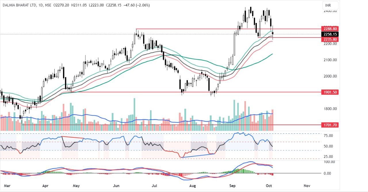 Dalmia Bharat chart